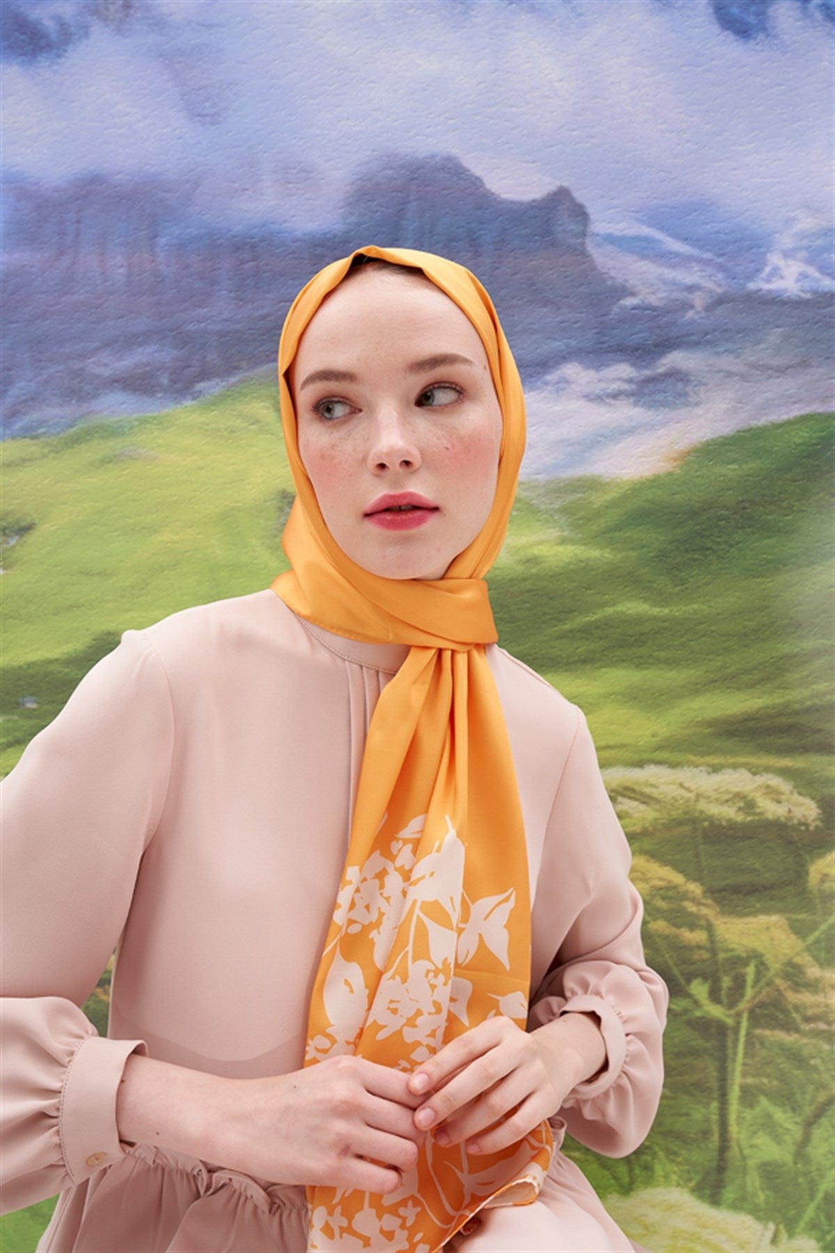 Hijab sergé Lina